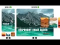 How To Create Responsive Image Slider In HTML CSS Javascript