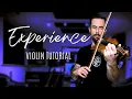 Download Lagu Experience - Ludovico Einaudi - Violin Tutorial