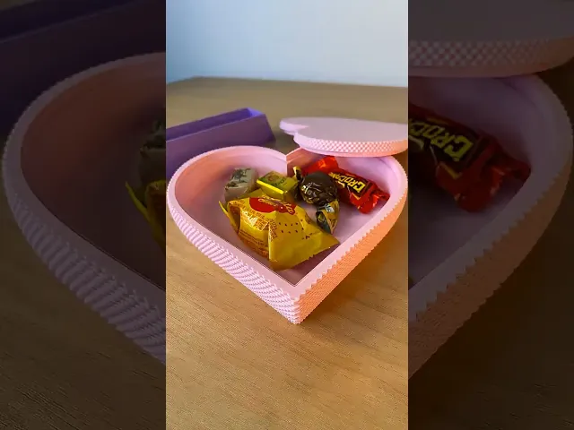 Ripple Heart Box - Valentine’s Gifts - Storage Solutions & Organizers by Lunfardo video thumbnail