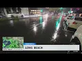 Sandbags line homes as storm sweeps through Long Beach