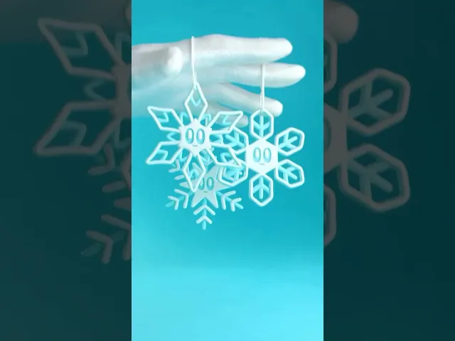 Blob Snowflakes - Ornament Art Toy video thumbnail