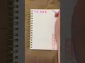 ASMR make an aesthetic to-do list w me