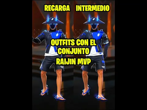 Outfits con el Conjunto Raijin Mvp🔥💎❌✅ #freefire #shortsff #combinaçãoff