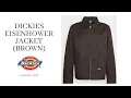 Dickies Eisenhower Jacket - Dark Brown Unlined