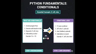 Logic Control Flow Making Decisions with Python Conditionals