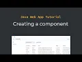 Java tutorial Creating a custom UI form component part 8