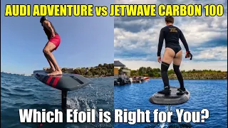 Aerofoils Audi Adventure vs JetWave Carbon 100