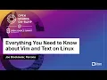 Everything You Need to Know about Vim and Text on Linux - Joe Brockmeier Percona