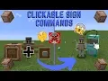Command Block Tutorial Clickable Sign Commands in Minecraft 1 14