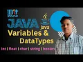 Java Variables Data Types in Bangla int float char boolean String Java Tutorial