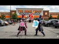 AT T Vs T-Mobile The Battle at Home Depot Cellular Network Speed Testing