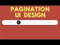 How to Create Pagination UI Design Using jquery