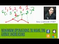 Leetcode 1827 Minimum Operations to Make the Array Increasing contest