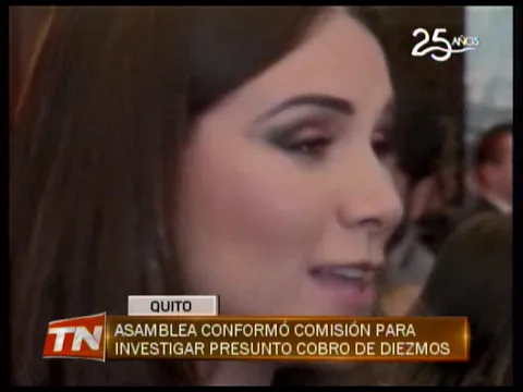 Asamblea conformó comisión para investigar presunto cobro de diezmos