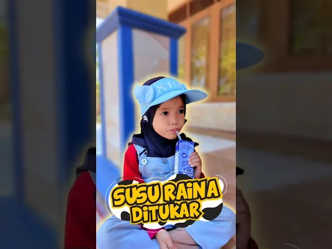 Susu Raina Ditukar Adara 😱 #shorts