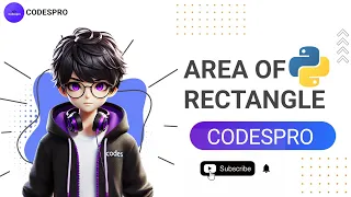 Calculate area of Rectangle in python find area of rectangle in python