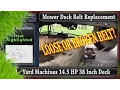 MTD OEM belt replacement for a yard machines 38 inch mowing deck