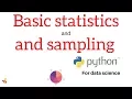 Basic statistics and sampling - Tutorial 1