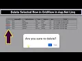 Asp Net Tutorial Delete Selected Row in GridView Asp net C with SQL Linq