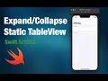 Static TableView Swift 5 2022