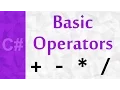 C Basic Additive Multiplicative Operators Unity C Tutorial BODMAS Order of Operations