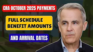 CRA October 2025 Payments Full Schedule Benefit Amounts And Arrival Dates 