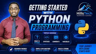 Python Lesson 1 - Syntax Data Types Variables Comments