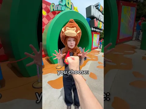 POV: the winner chooses at Universal Studios Japan