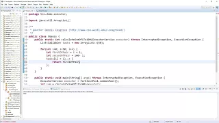 CSE 231 ExecutorService invokeAll