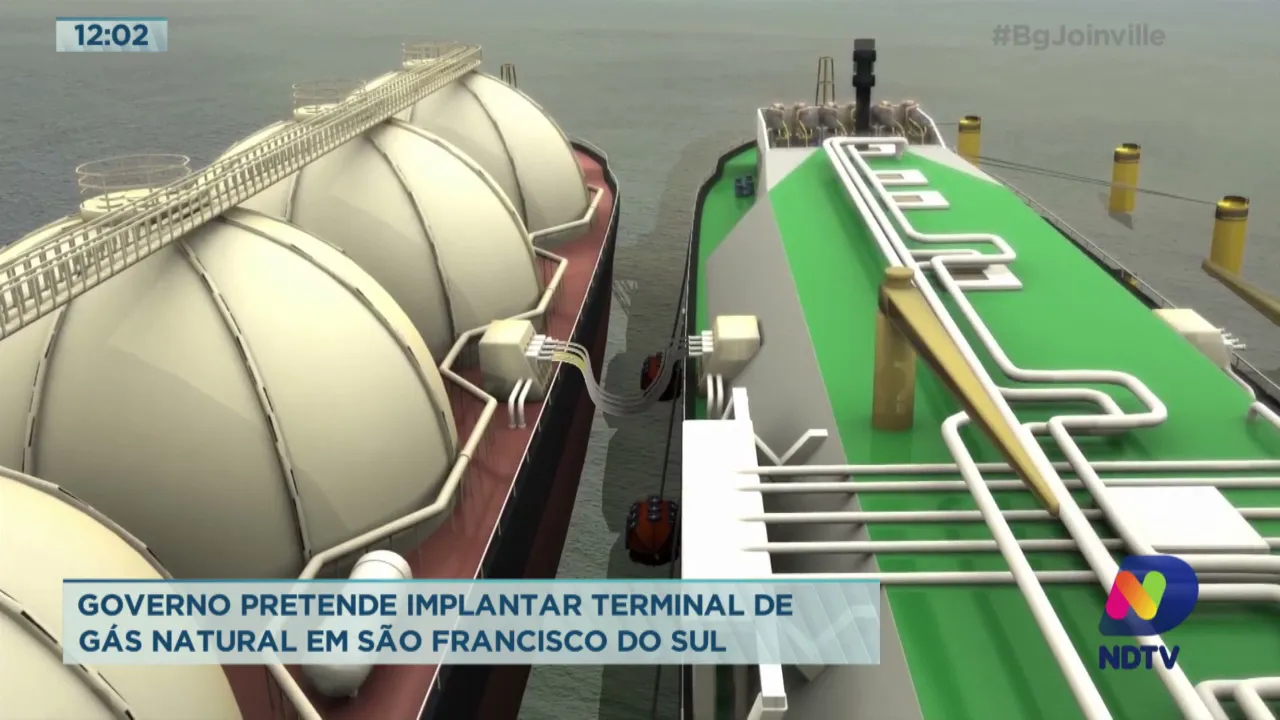 Governo pretende implantar terminal de gás natural em São Francisco do Sul