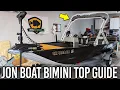 JON BOAT BIMINI TOP GUIDE - Everything you need to know