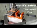 World s Safest Drill Press Vise - Blacksmithing Tools