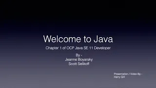 Ch-1 Pt-1 of OCP Java SE 11 Developer Complete Study Guide 1Z0-815 1Z0-816 1Z0-817 1Z0-819