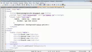 JQuery Tutorial 23 - Even odd selectors With Example
