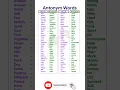 Simple opposite words antonyms antonyms in english antonyms list antonyms words