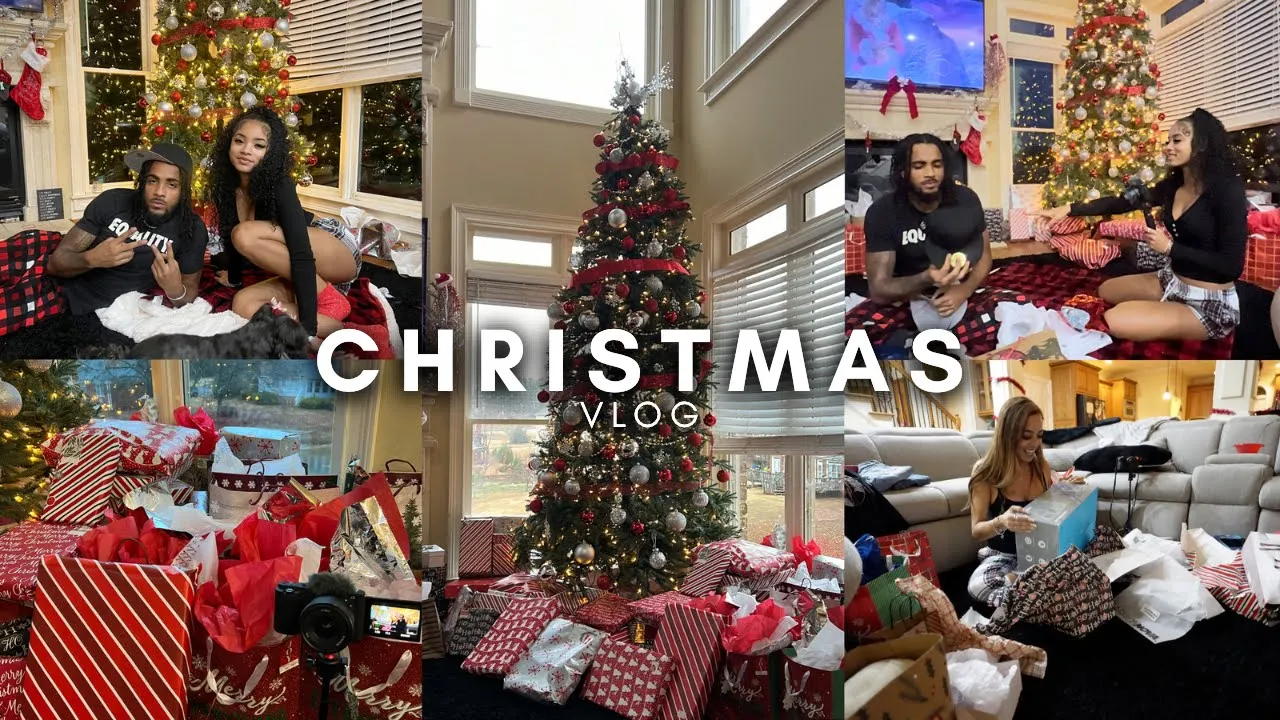 CHRISTMAS VLOG Opening Gifts | Vlogmas Day 22