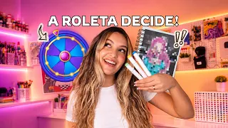 A ROLETA ESCOLHE O MEU DESENHO! | Ana Lulu