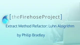 Extract Method Refactoring Luhn Algorithm