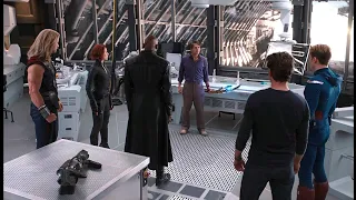 Avengers Angry Argument Scene - The Avengers 2012 movie scene