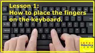 Download Lesson 1: How to place the fingers on the keyboard. Typing Course. MP3