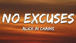 alice in chains no excuses lyrics 