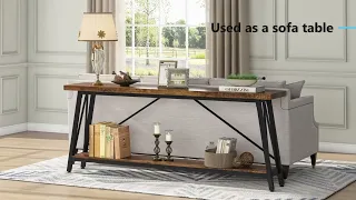 Tribesigns Console Table 70 9 Inches Extra Long Sofa Table Behind Couch HOGA-F1526X