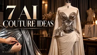 From Sketch to Silhouette | 7 AI Couture Concepts | MAJLESI