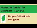 How to drop a collection in MongoDB Tutorial for Beginners Part