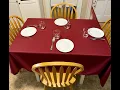 Review Fitable rectangle tablecloth polyester