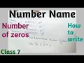Class 7 - How many zeros are in a crore or a million Let s find out