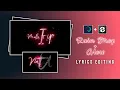 Rain Drop Glow Text Black Screen Editing Alight Motion Editing Tutorial 2021