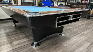 Restored Brunswick Gold Crown I 9FT Pool Table
