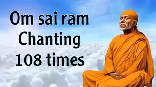 Om Sai ram chanting 108 times|movva creations #saibhajan  #saibaba #shiridisaibaba #sairam