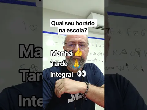 Qual seu horário na escola? ##youtubercreatorawards #youtube #youtubeshorts #ytshorts #youtuber